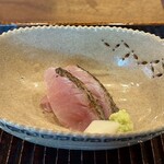 鎌倉 北じま - お造り（魚人：長谷川氏の神経締めした魚）
      ◇ クロムツ
