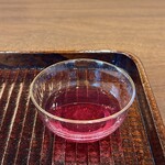 鎌倉 北じま - 初めの一口　赤紫蘇ジュース