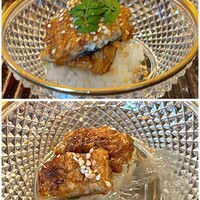 鎌倉 北じま - 鰻ご飯
                    二口は鰻ご飯として、残りには出汁氷をかけてお茶漬け風にサラサラっと！