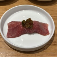 ビーフキッチン 渋谷店 - ②和牛ミスジの握り