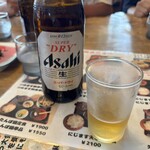 とちの茶屋 - 当然、おビールから
