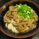 手打十段 うどんバカ一代 - 肉ぶっかけ冷小440円　※2014年10月