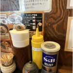 らーめん ほっぺ家 - 卓上調味料類