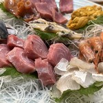 割烹 美乃 - お刺身盛り合わせ