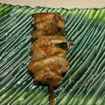 焼鳥 町子 - ハラミ（ニンニクの芽）