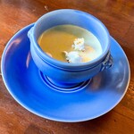 ビストロ ルパ - 焼きトウモロコシの冷たいスープ