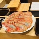 大阪天満宮 鮨とよなが - ボタンエビ