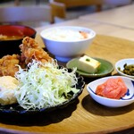 博多めんたい やまや食堂 - うまだし唐揚げ定食