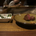 柳家 - 仔鹿のヒレ肉　粒マスタード