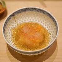 鮨 龍次郎 - 長芋とうふ、あまえびジュレ