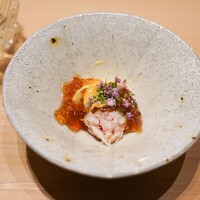 Sushi Hōseki - 毛ガニに群馬とうもろこし冷製プリン