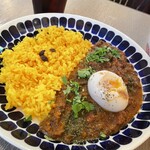 喫茶Coda - マトンキーマカレー　マイルドな辛さながらもスパイスを感じられます　マスターは同じ八王子のこれく亭のキーマが好きとのこと　