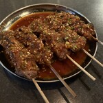 牛肉 酒処 キクヤ - スタミナタレがめちゃ旨な串盛り☆
