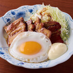 ます家 - チャーシューエッグ