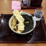 文殊 - イカ天岩のりうどん。