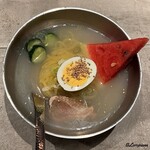 溫八炭火ガーデン - ミニ盛岡冷麺
