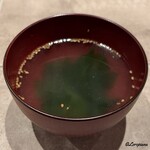 溫八炭火ガーデン - 若芽スープ