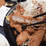 とんかつ　まるや - 久しぶりです、美味しい