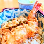 やぶ善 - 風味も食感も堪能できる"海老"。