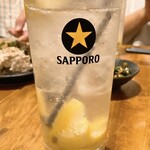 自由が丘牛タンいろ葉 - 塩レモンサワー539円