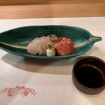 ひろ作 - 本鮪と目一鯛昆布〆さんでーす。①