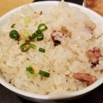 大かまど飯 寅福 - タコの炊き込みご飯。