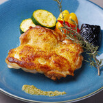 匠の大山鶏モモのレンガ焼き