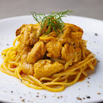 濃厚ウニクリームパスタ