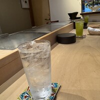 おきむら家 - 麦の水割り。　追加をお願いするタイミング　むずっ