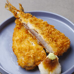 アジフライ おろし山葵醤油