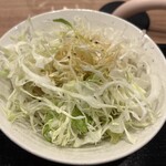 焼肉 稔 - セットのサラダ