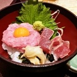 かごの屋 - まぐろの漬け丼