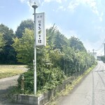 COUDRE COFFEE - 駐車場はここに停めさせてもらいました。