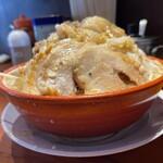 らーめん バリ男 - 小ラーメンヤサイアブラ950円