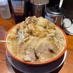 らーめん バリ男 - 小ラーメンヤサイアブラ950円