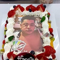 鮨 やま田 - 誕生日ケーキ