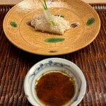 緒方 - 鱧の皮目炙り　生姜醬油