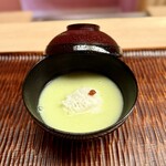 緒方 - はもうと枝豆のすりながし