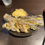 深山うどん - "野菜天盛合せ"390円♪