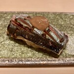 鮨 ひろ海 - 秋刀魚肝のせ