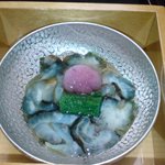 旬肴　石崎産まなこ酢　能登娘(後)　中島菜