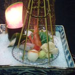 加賀屋 - 差味　能登大海より　能登鰤　甘海老　梅貝　鱈子付け　細魚