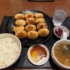 ホワイト餃子 はながさ - ♪焼き餃子12個 ¥810
 中ライススープセット¥340