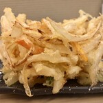 무사시노 우동 타케쿠니 오우메점 - かき揚げ　¥180-