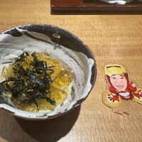 すし いなせ - ホタテ、コーンの煮凝り