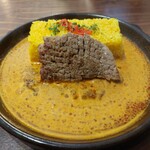 Bスリランカ - ごはんのブロックを崩しながらルーとあわせていく感じ