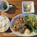 コッコローダイニング - 豚しょうが焼きランチ