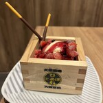 肉ト魚 大衆酒場 ひとめぼれ - 升パフェ