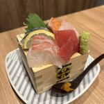 肉ト魚 大衆酒場 ひとめぼれ - 升盛り5種