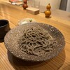 蕎麦割烹 蕎麦藤 - 料理写真:挽きぐるみの黒。色は良いけれど、香りが弱いのは夏だから仕方ないかな。